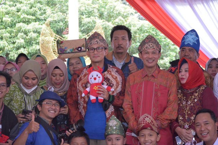 Sandiaga Uno Bagikan Tips Sukses untuk Pelaku Ekraf di Palembang