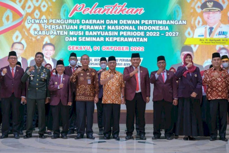 PPNI Muba Dilantik, Ini Pesan Pj Bupati