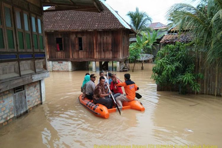 30 Hektar Lahan di OKU Terendam Banjir