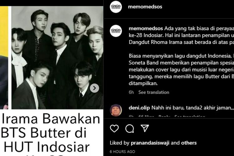 BTS Cover Lagu Judi Rhoma Irama?