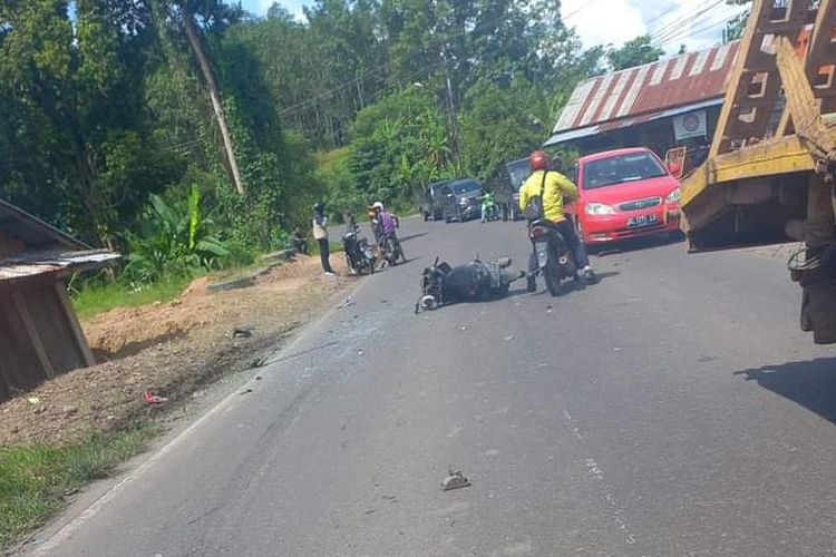 Lakalantas Motor Vs Truk, Satu Orang Tewas