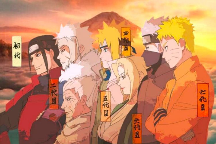 Ini Nama Julukan Hokage Pertama sampai Kedelapan di Anime Boruto