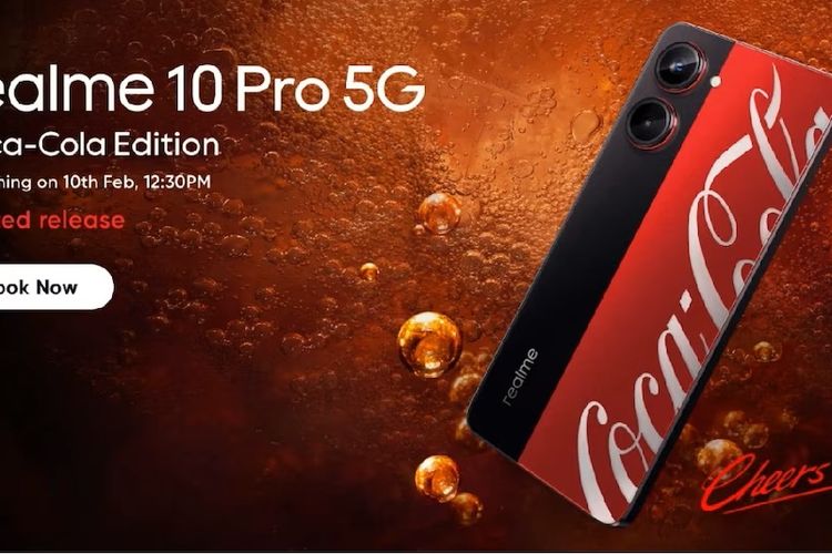 Realme 10 Pro 5G Edisi Coca-cola Siap Meluncur di Indonesia Pekan Depan, Ini Desain dan Spesifikasinya