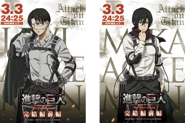 Anime Attack On Titan Final Season Part 3 Dibagi Jadi Dua Bagian, Ini Link Nontonnya