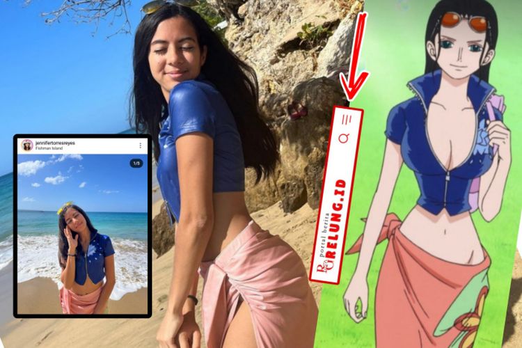 Fans One Piece Ini, Cosplay Mukanya Mirip Nico Robin