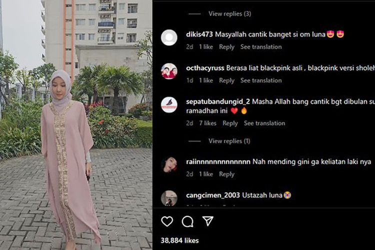 Unggah Foto Pakai Hijab, Netizen: Berasa Liat BLACKPINK Versi Soleha