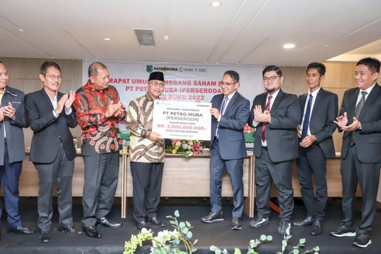 Dapat Dividen Rp3 Miliar dari Petro Muba, Pj Bupati Apriyadi: Perseroda yang Sehat dan Positif
