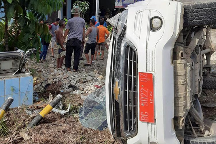 Mobil Ambulans di Muratara Alami Kecelakaan, Pasien Lansia 109 Tahun Tewas