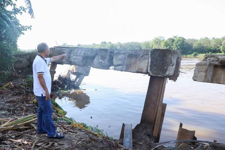 Waspadai Jalan Longsor di Bailangu, Pemkab Muba Bakal Surati BBWS