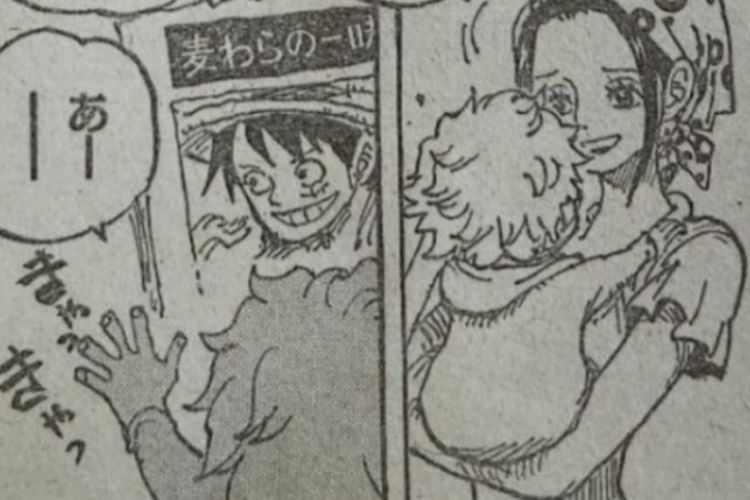 Putra Makino Tesenyum Lihat Foto Luffy di Koran