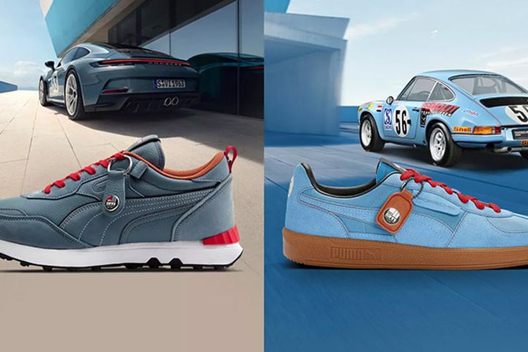 Rayakan 60 Tahun 911, Porsche dan Puma Luncurkan Dua Sneakers Edisi Terbatas