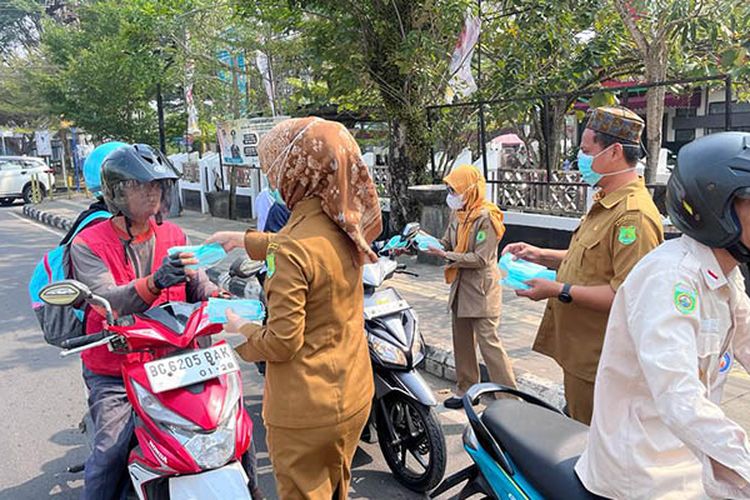 Kualitas Udara Memburuk, Warga di Muba Diminta Pakai Masker