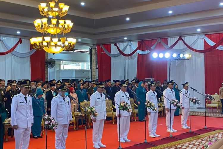 Lantik 7 Pj Bupati dan Walikota, Ini Permintaan Gubernur Sumsel