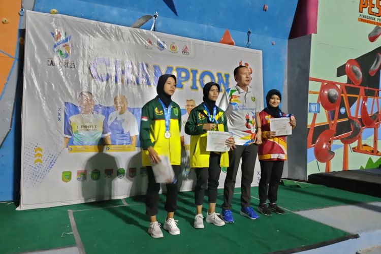 Muba Raih Dua Emas di Cabor Panjat Tebing Porprov XIV Lahat