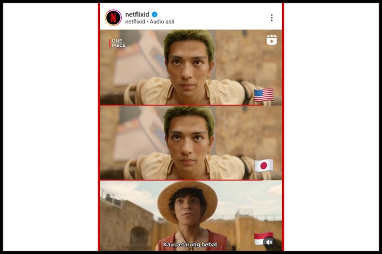 Netflix Hadirkan One Piece Live Action Tiga Bahasa, Jepang, Inggris dan Indonesia