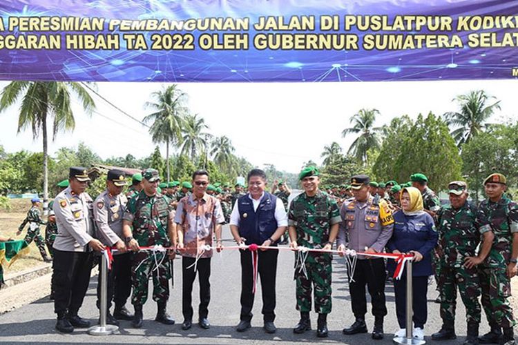 Pembangunan Jalan di Puslatpur di OKU Timur Habiskan Rp13,9 Miliar