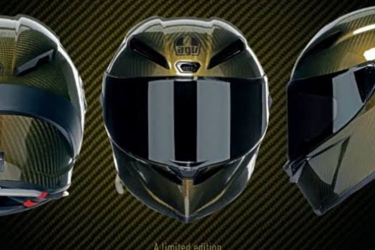 Helm Edisi Terbatas New Pista GP RR Oro, Harga Rp30 Juta