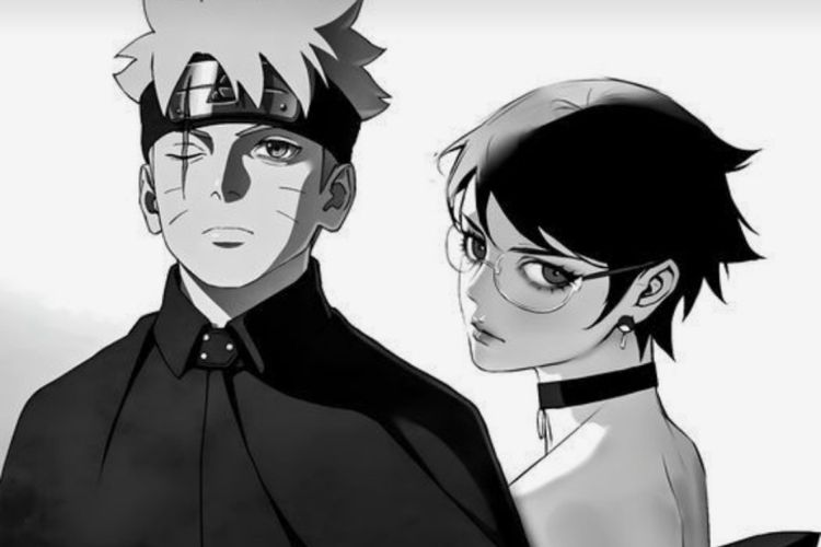 Dua Pusaran Biru Ternyata Boruto dan Sarada