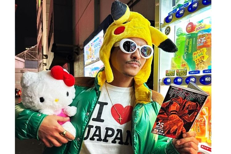 Kunjungi Jepang, Bruno Mars Disebut Pecinta Jujutsu Kaisen