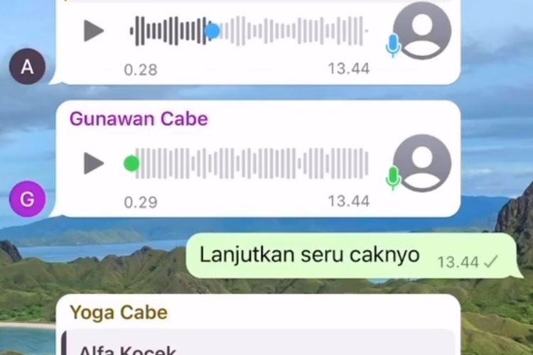 Viral Percakapan Panas di Grup WhatsApp Palembang, Beda Pilihan Politik Picu Perdebatan Hebat
