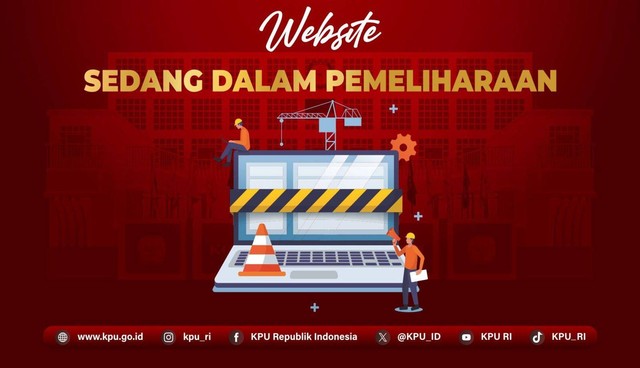 Situs Resmi KPU RI Tidak Bisa Diakses, Dalam Perbaikan Jelang Pengumuman Hasil Quick Count