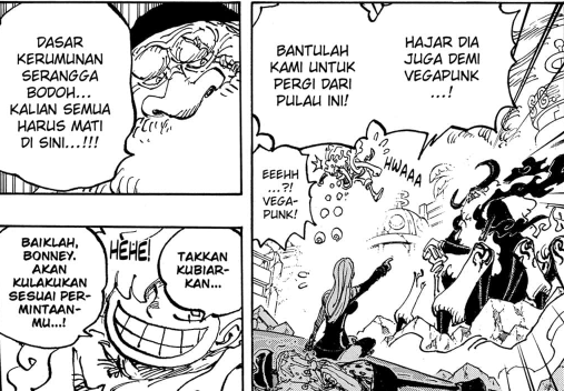 Sambil Menangis Bonney Minta Begini ke Luffy di One Piece 1107