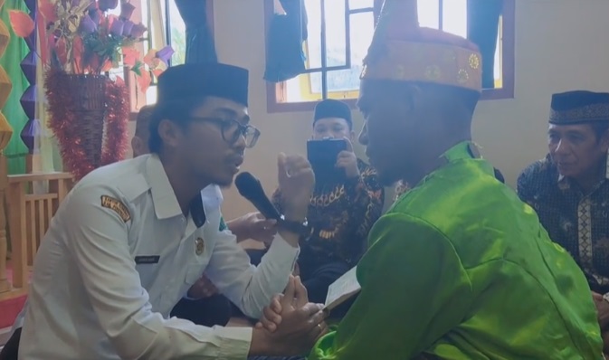 Viral Momen Pernikahan Tunarungu di Gorontalo, Ijab Kabul Pakai Bahasa Isyarat Buat Netizen Terharu