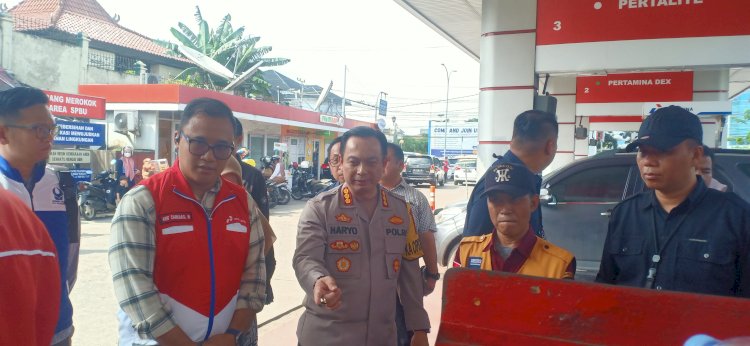Polrestabes Palembang, Lakukan Inspeksi Mendadak di SPBU Kota Palembang