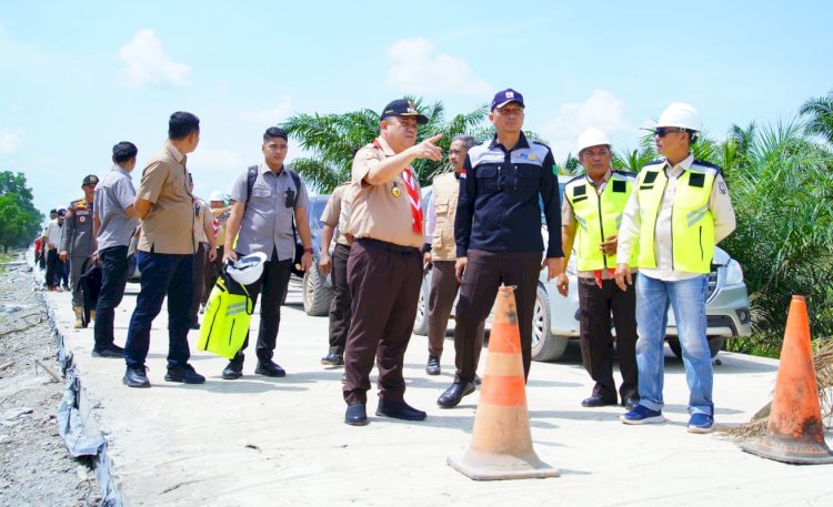 Pasca Dilantik, Pj Bupati Muba Mulai Lakukan Tinjauan Peningkatan Infrastruktur