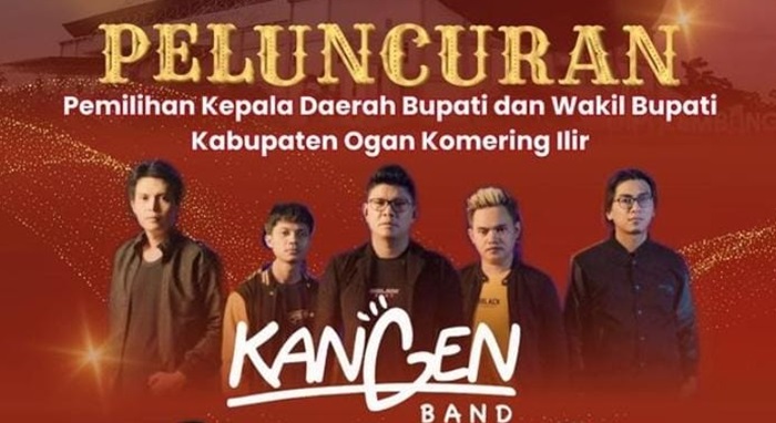 KPU OKI Datangkan Kangen Band untuk Launching Pilkada