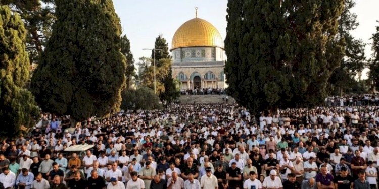 40 Ribu Muslim Gelar Salat Idul Adha di Masjid Al Aqsa, Pelaksanaan Dijaga Ketat