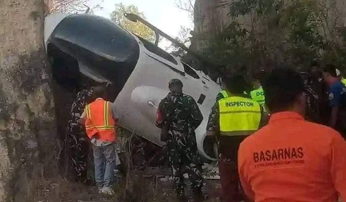 Baru Terbang, Helikopter Wisata Jatuh di Bali