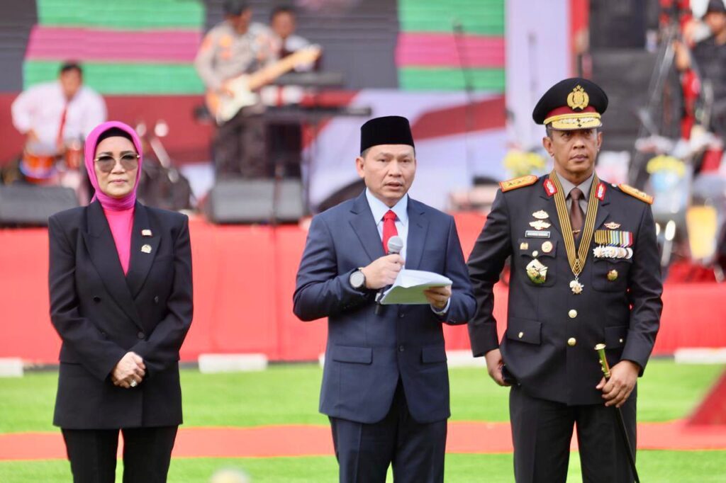 Pj Gubernur Sumsel Elen Setiadi Terima Penghargaan dari Kapolri