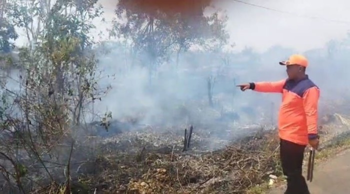 Dua Hektar Lahan di Empat Lawang Terbakar