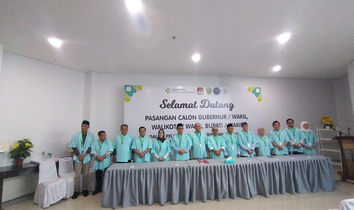 Hari Kedua Tes Kesehatan Pilkada di Sumsel, Eddy Santana Hanya Makan Satu Pempek