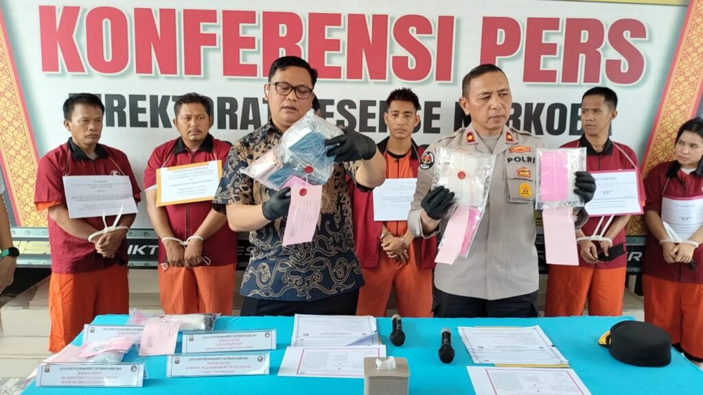 Polda Sumsel Tangkap Tiga Kurir Narkoba Jaringan Lapas Kuala Tungkal