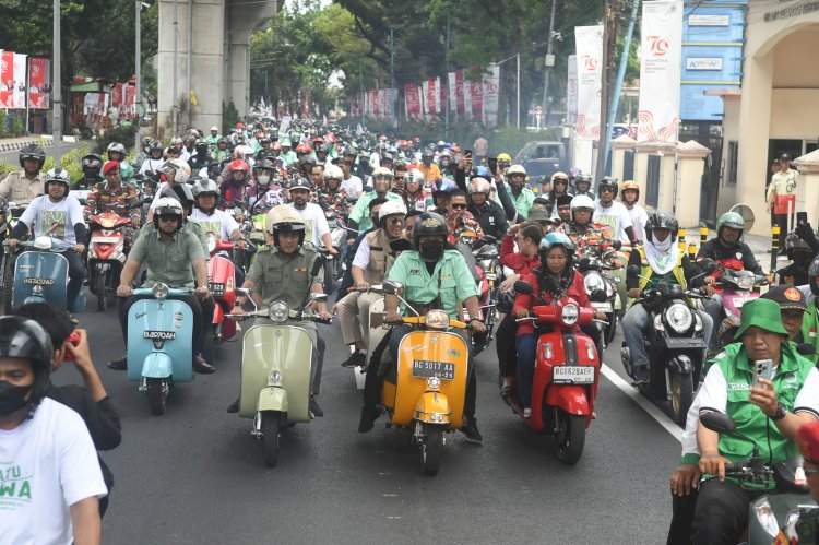 Ratu Dewa-Prima Salam Resmi Deklarasikan Pencalonan di Pilkada Palembang 2024