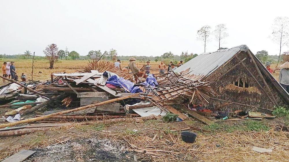 Puting Beliung Terjang 26 Rumah di Ogan Ilir