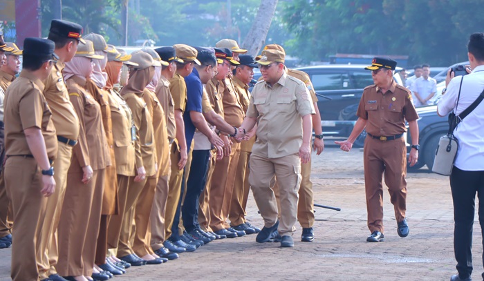 Pimpin Apel Pagi, Pj Wali Kota Palembang Beri Pesan Non PNSD Ikuti PPPK