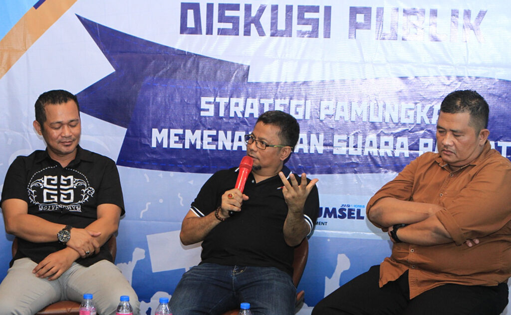 Jurnalis, Akademisi, dan Aktivis Bersatu Tolak Money Politic di Pilkada Sumsel