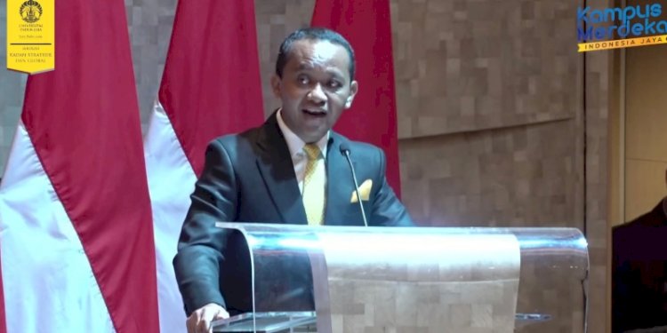 Bahlil Lahadalia Resmi Jadi Ketua Harian Dewan Energi Nasional