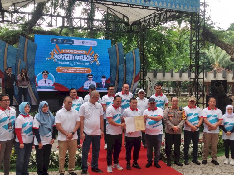 Pemkot Palembang Gelar Soft Launching Jogging Track Baru di Kambang Iwak