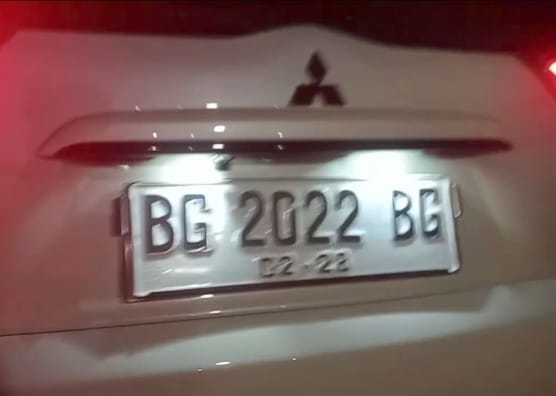 Mobil Pajero BG 2022 BG yang Digunakan Lady Aurellia Diduga Gunakan Pelat Palsu