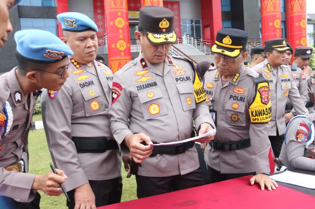 Polda Sumsel Lakukan Pengecekan Mendadak Senjata Api Anggota