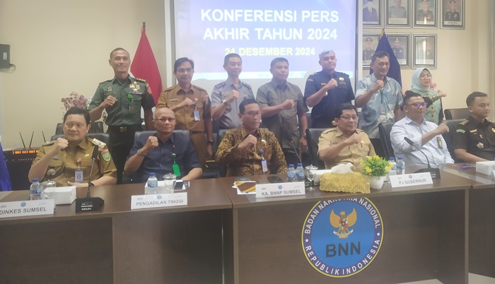 BNN Sumsel Tangkap 18 Tersangka dan Sita 30 Kilogram Sabu Selama 2024