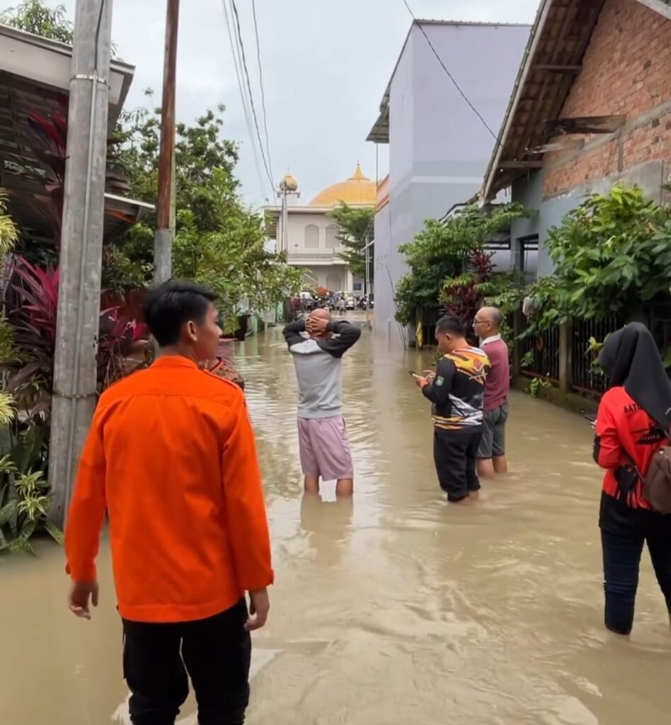 Banjir Rendam 200 KK di Prabumulih, Air Sungai Manau Meluap