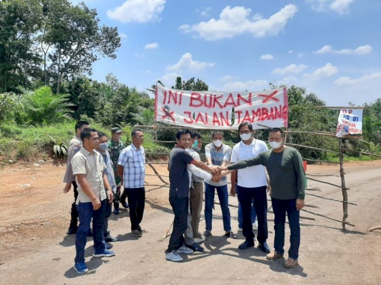 Warga Desa Gunung Megang Dalam Kawal 12 Poin Kesepakatan PT RMK
