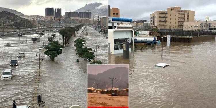 Banjir Landa Arab Saudi, Kota Suci Mekkah dan Jeddah Terendam