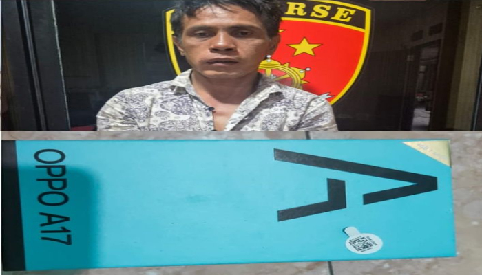 Residivis Kambuhan, Dulu Maling Ayam Bangkok Kini Curi HP di Rumah Warga Lubuklinggau