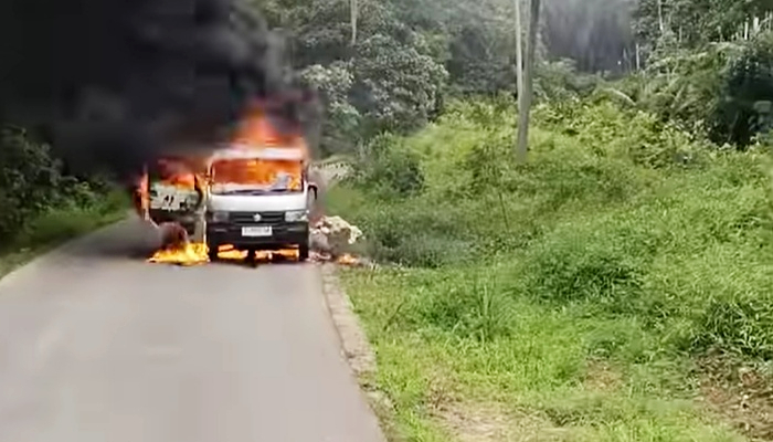 Mobil Suzuki Carry Hangus Dilalap Api di Rawas Ilir, Kerugian Capai Rp 150 Juta